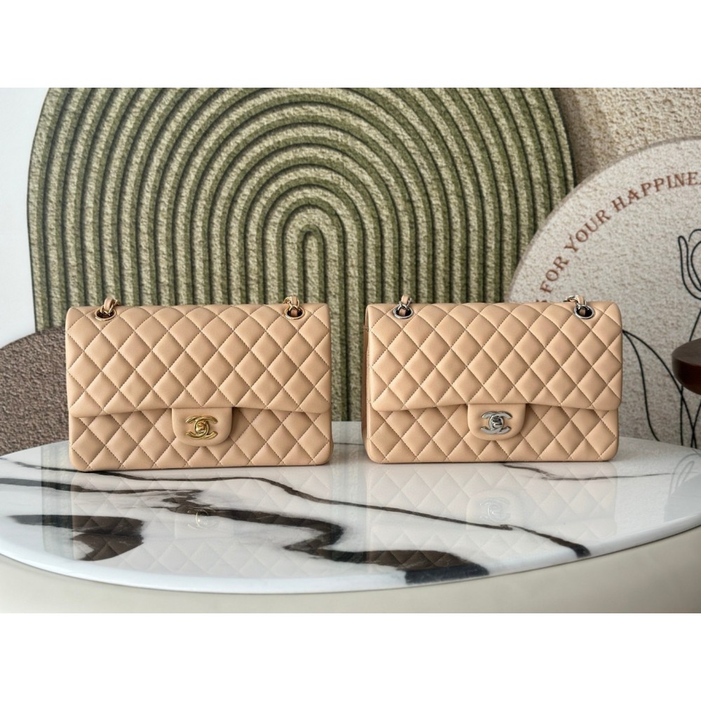 Chanel classic flap bag medium size 25x16x7cm REAL LEATHER 100% Bags