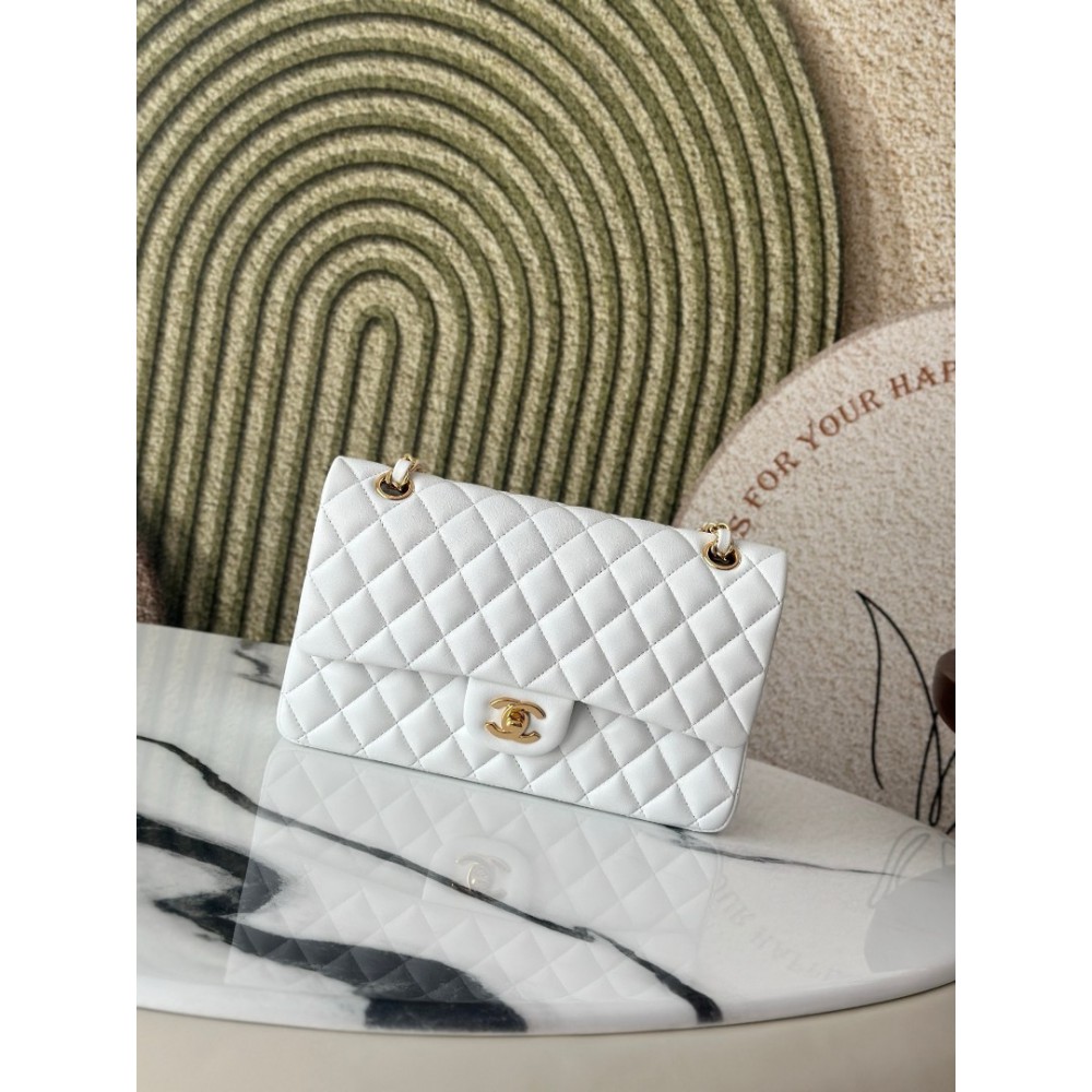 Chanel classic flap bag medium size 25x16x7cm REAL LEATHER 100% Bags