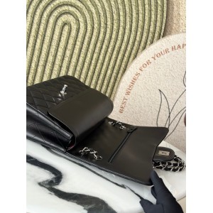 Chanel classic flap bag jumbo size leather 30x21cm Bags