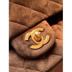 Chanel classic flap bag 20x13x5cm suede Bags