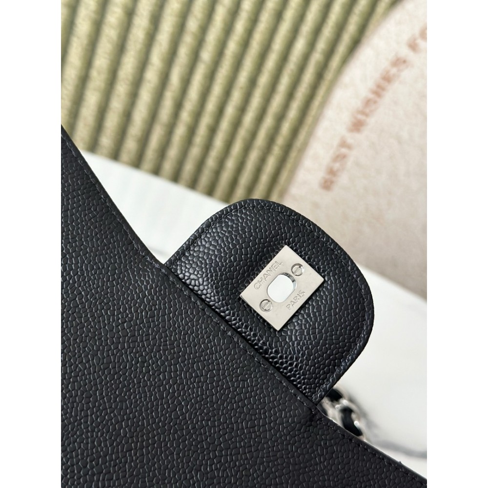 Chanel classic flap bag jumbo size grained leather 30x21cm Bags