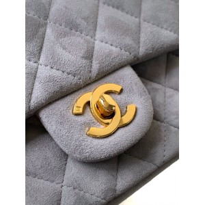 Chanel classic flap bag 20x13x5cm suede Bags
