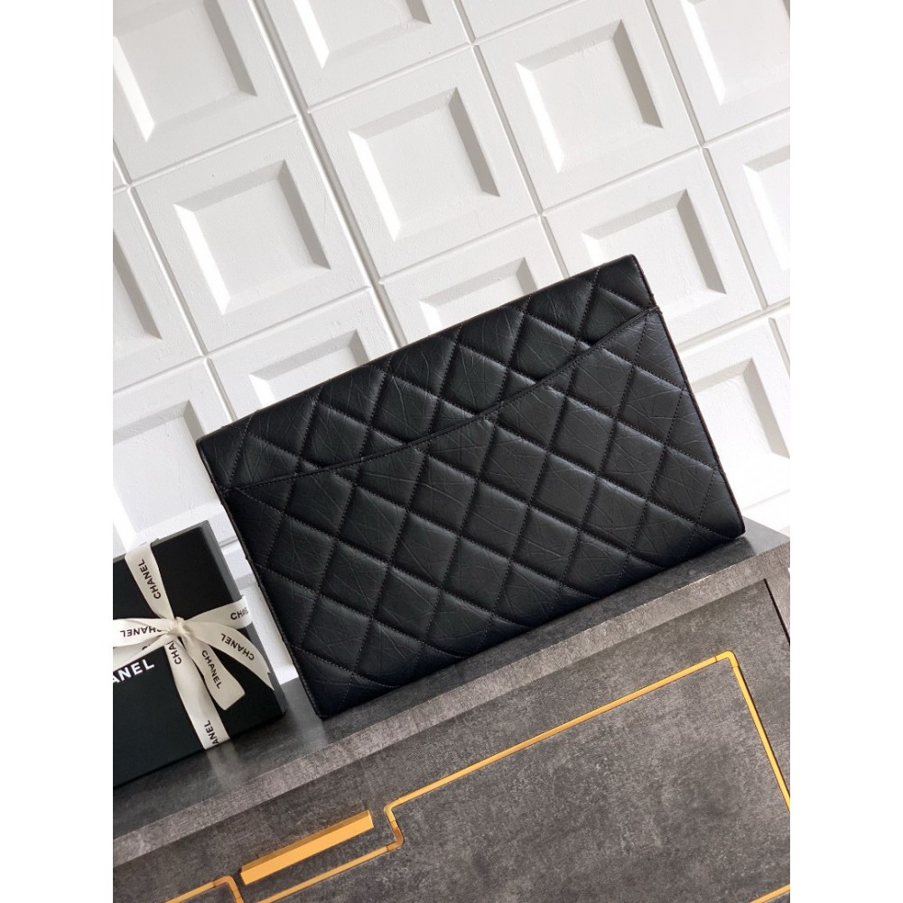Chanel clutch 27.5x41x6.5cm leather 100% Bags