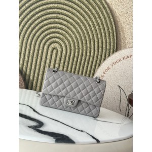 Chanel classic flap bag medium size 25x16x7cm REAL GRAINED LEATHER 100% Bags