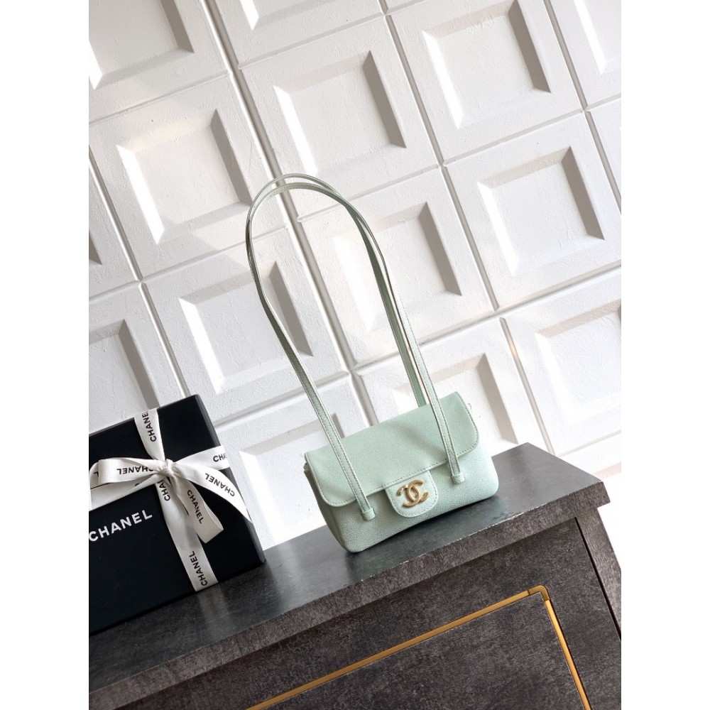 Chanel clutch with leather strap mini size 17x11.5x5cm Bags