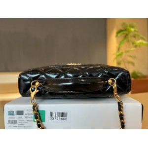 Chanel vanity chain bag 19.5x17.5cm patent Bags