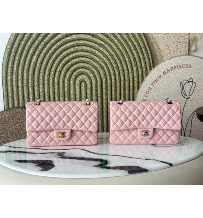 Chanel classic flap bag medium size 25x16x7cm REAL LEATHER 100%