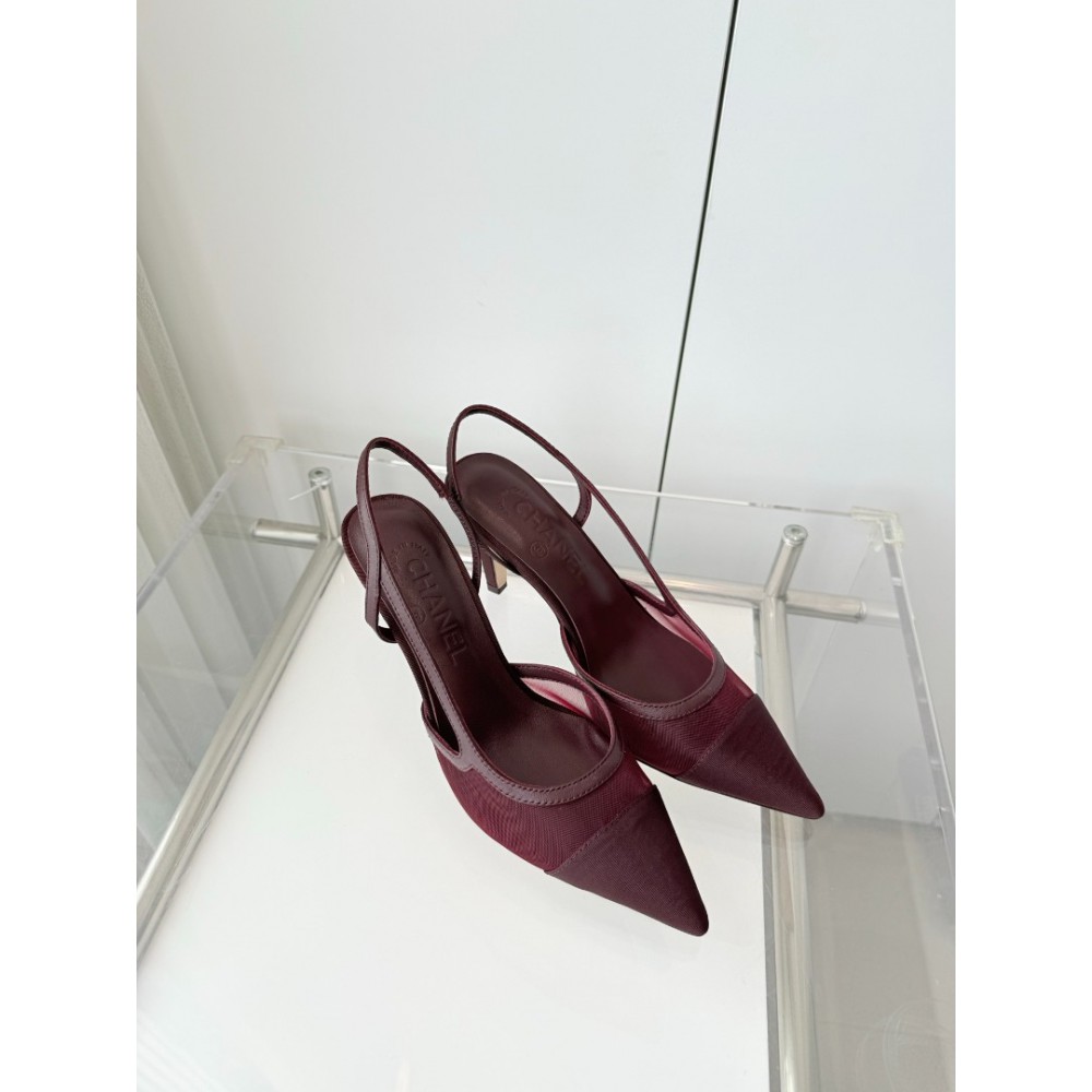 Chanel slingback pumps 8cm 36-41 Shoes