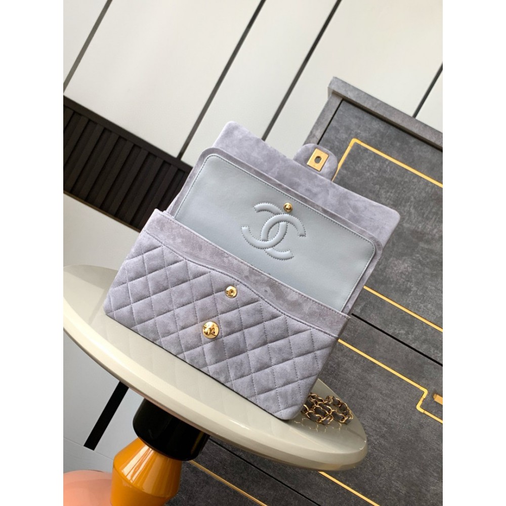 Chanel classic flap bag 25x16x7cm suede Bags