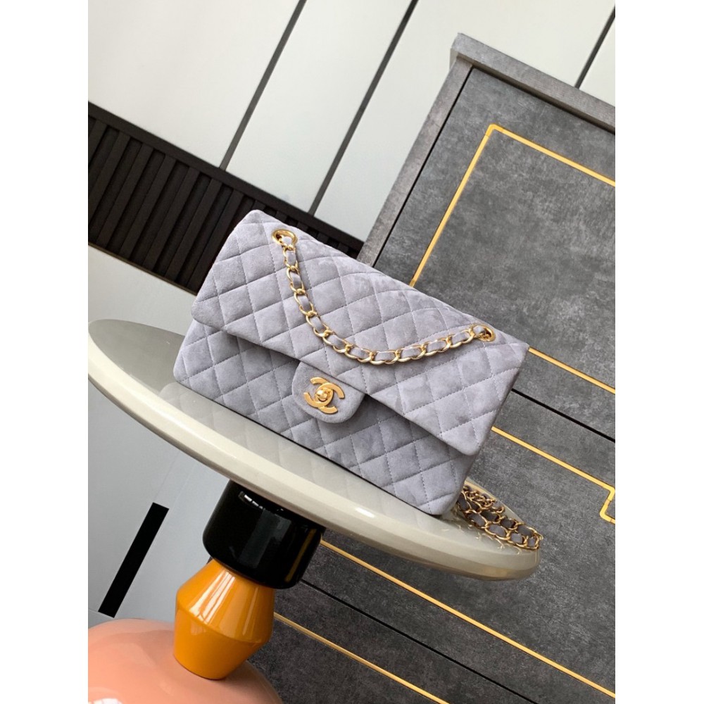 Chanel classic flap bag 25x16x7cm suede Bags