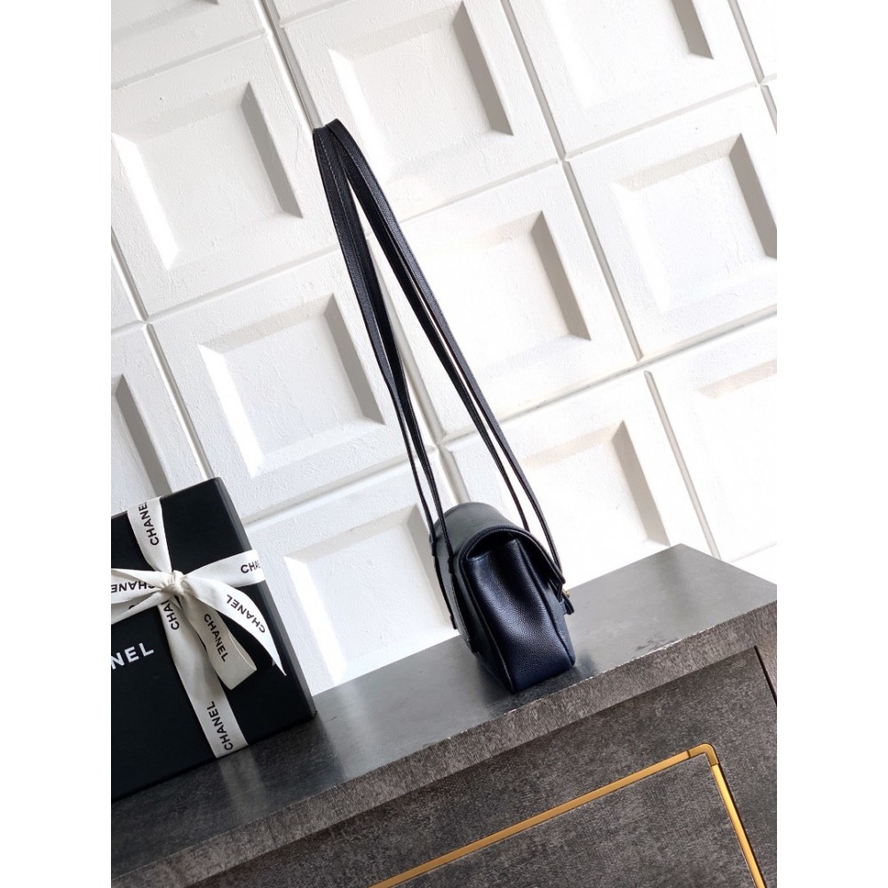 Chanel clutch with leather strap mini size 17x11.5x5cm Bags