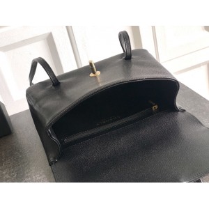 Chanel clutch with leather strap 15x22x7cm 