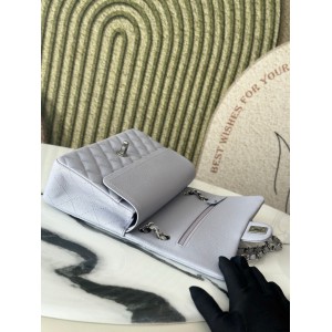 Chanel classic flap bag medium size 25x16x7cm REAL GRAINED LEATHER 100% Bags