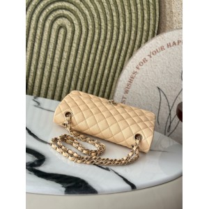 Chanel classic flap bag medium size 25x16x7cm REAL GRAINED LEATHER 100% Bags