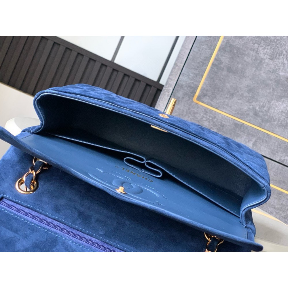 Chanel classic flap bag 25x16x7cm suede Bags