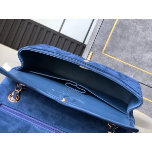 Chanel classic flap bag 25x16x7cm suede Bags