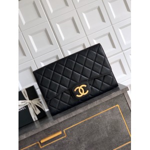 Chanel clutch 27.5x41x6.5cm leather 100% Bags