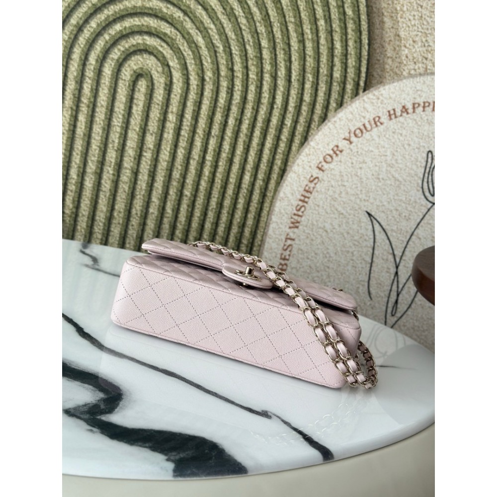 Chanel classic flap bag medium size 25x16x7cm REAL GRAINED LEATHER 100% Bags