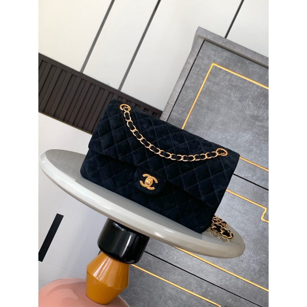 Chanel classic flap bag 25x16x7cm suede Bags
