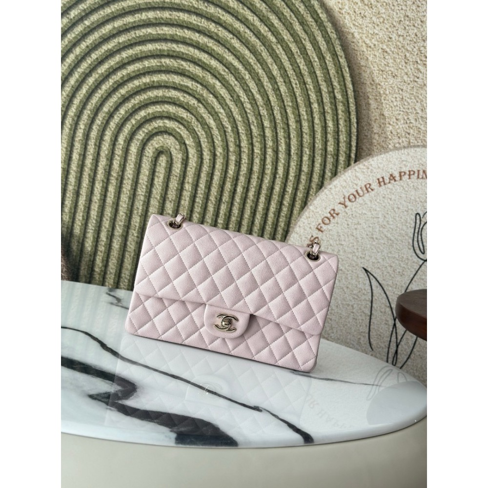 Chanel classic flap bag medium size 25x16x7cm REAL GRAINED LEATHER 100% Bags