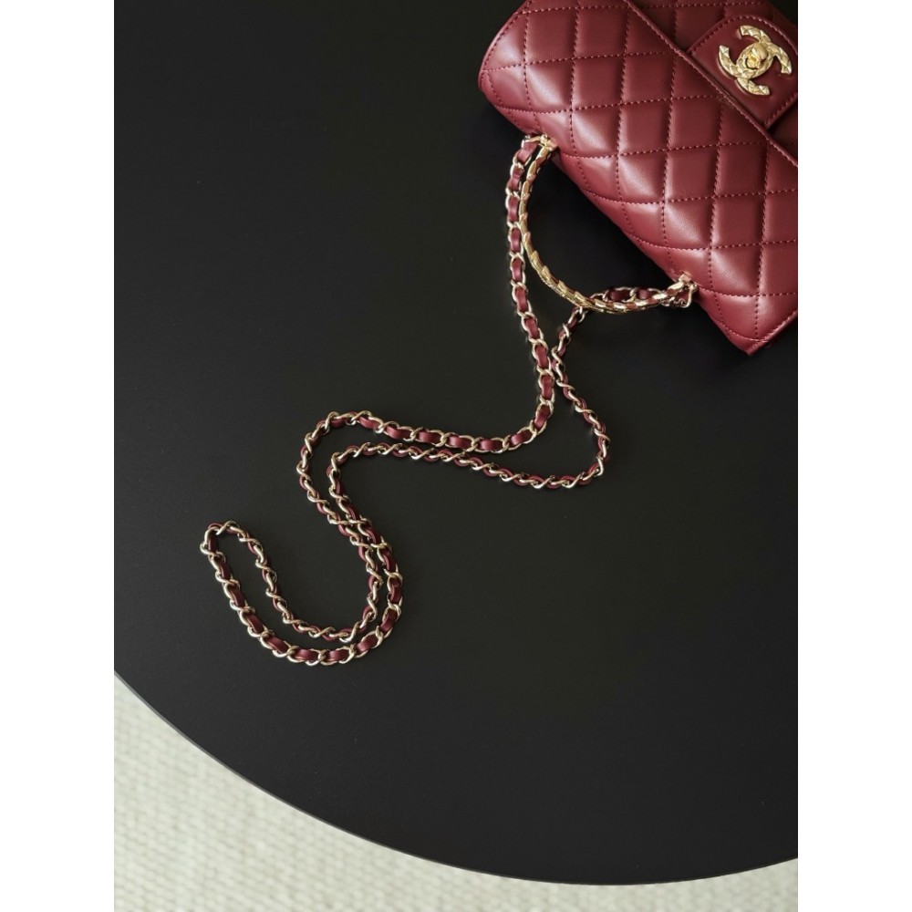 Chanel Classic flap top handle 20x14x7cm  Bags