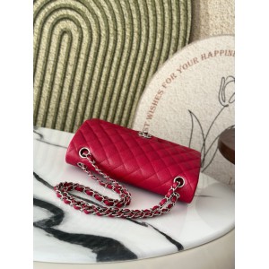 Chanel classic flap bag medium size 25x16x7cm REAL GRAINED LEATHER 100% Bags