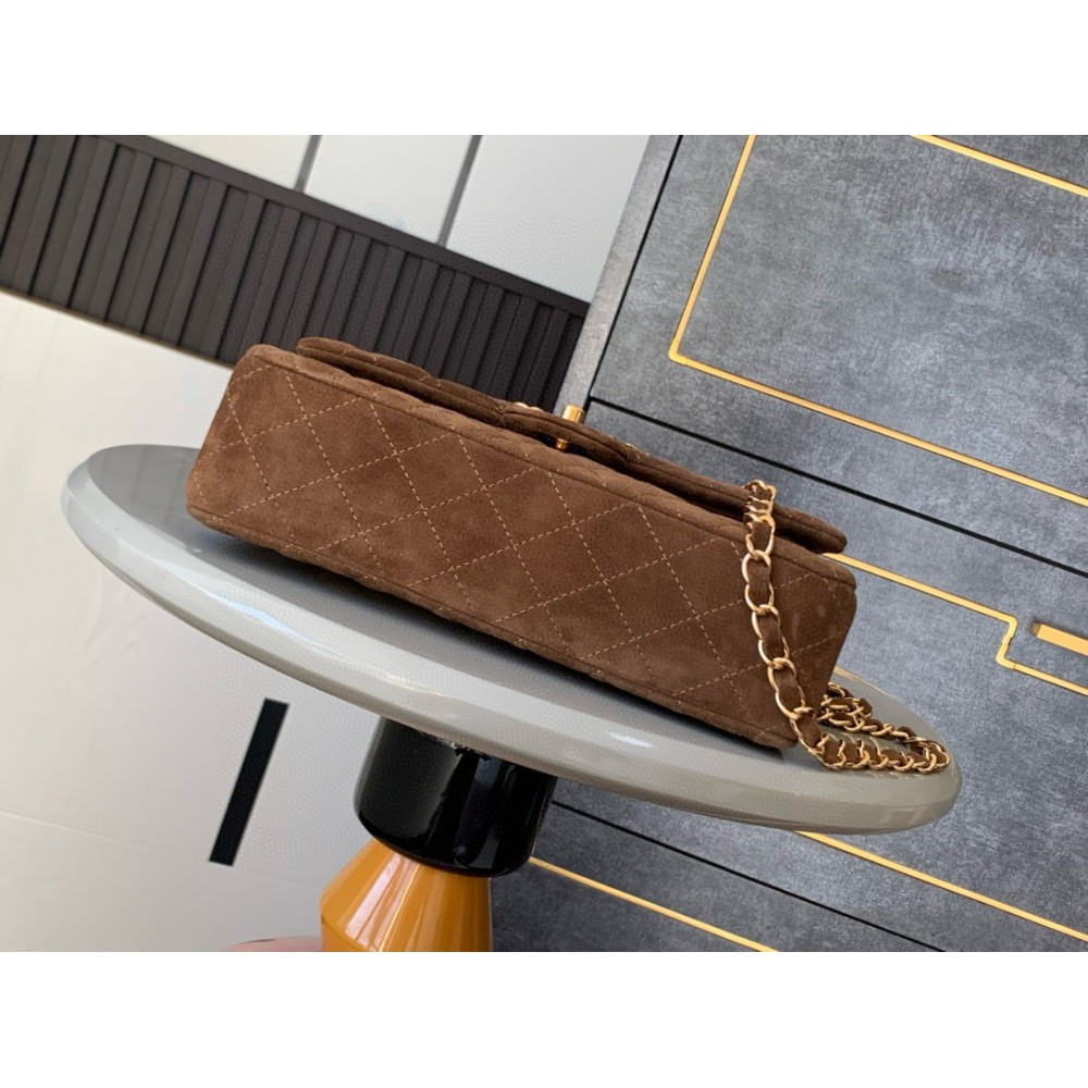 Chanel classic flap bag 25x16x7cm suede Bags