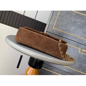 Chanel classic flap bag 25x16x7cm suede Bags