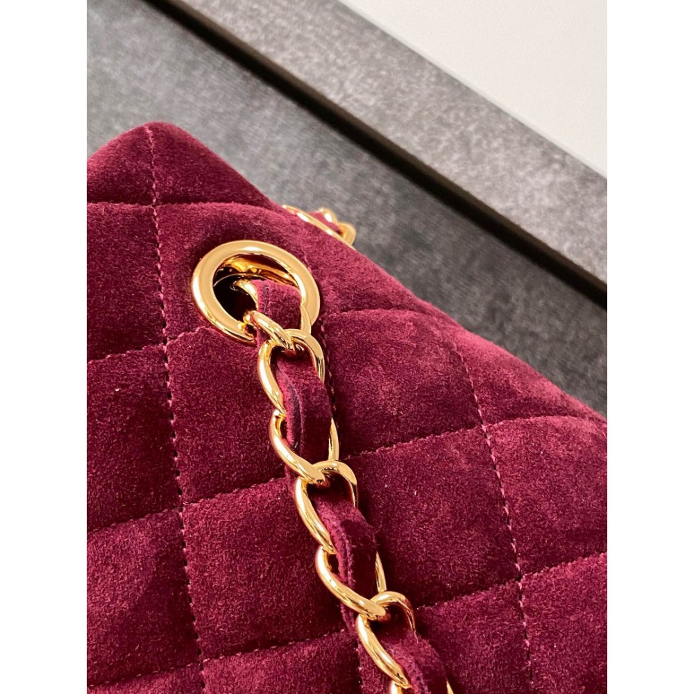 Chanel classic flap bag 25x16x7cm suede Bags