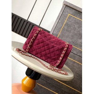 Chanel classic flap bag 25x16x7cm suede Bags