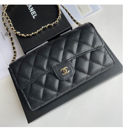 Chanel wallet on chain 18x10x3.5cm