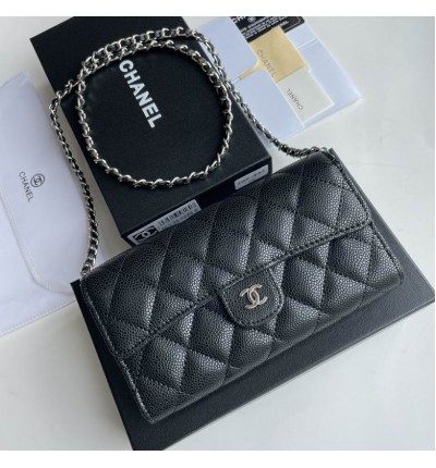 Chanel wallet on chain 18x10x3.5cm