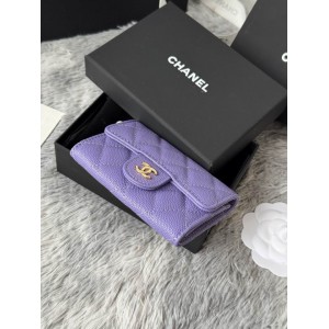 Chanel compact wallet leather 100% 11x8.5cm Accesories
