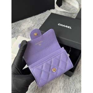 Chanel compact wallet leather 100% 11x8.5cm Accesories