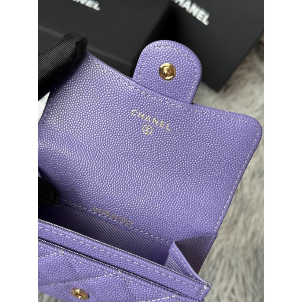 Chanel compact wallet leather 100% 11x8.5cm Accesories