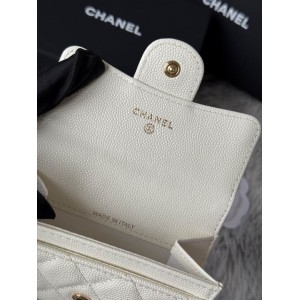 Chanel compact wallet leather 100% 11x8.5cm Accesories