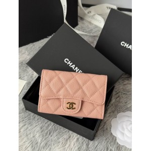 Chanel compact wallet leather 100% 11x8.5cm Accesories