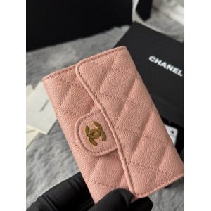 Chanel compact wallet leather 100% 11x8.5cm Accesories