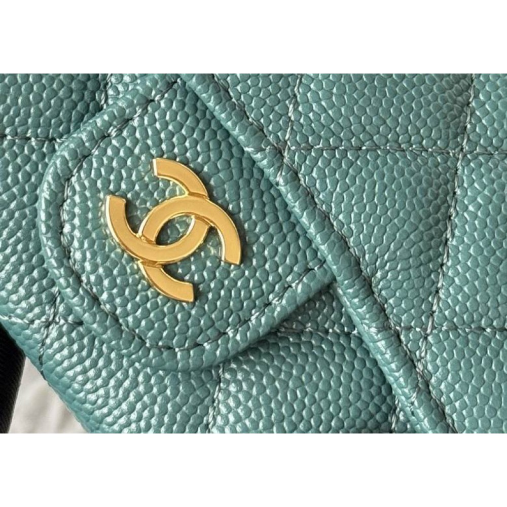 Chanel compact wallet leather 100% 11x8.5cm Accesories