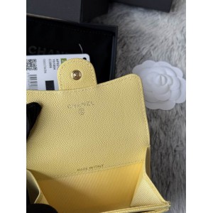 Chanel compact wallet leather 100% 11x8.5cm Accesories