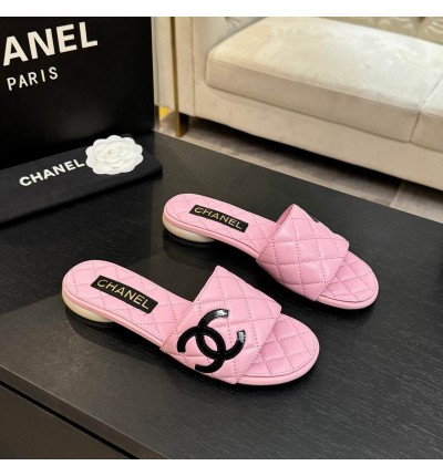 Chanel slippers Pearl heel 36-41