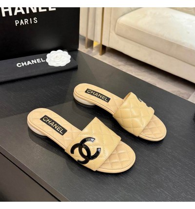 Chanel slippers Pearl heel 36-41