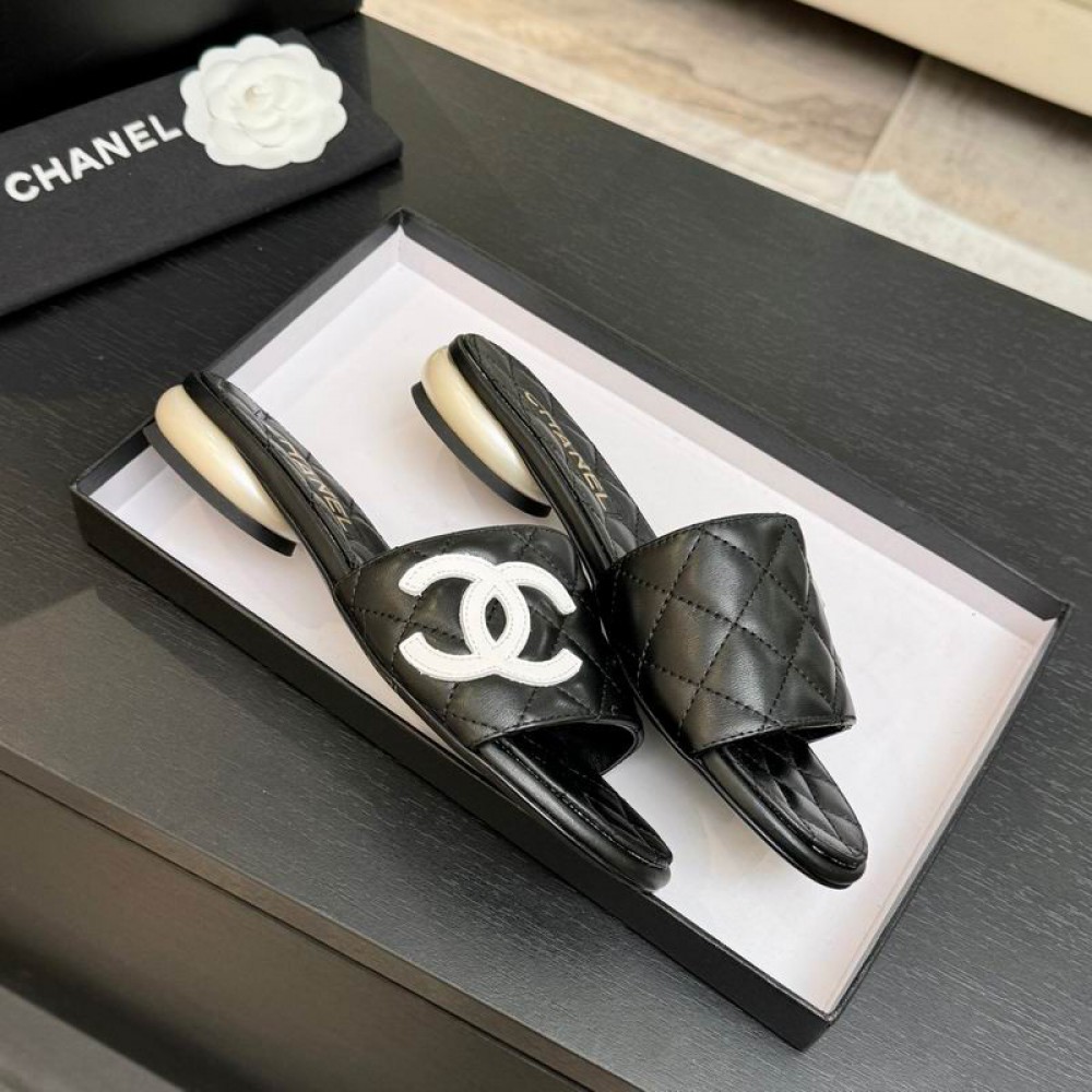 Chanel slippers Pearl heel 36-41 Shoes