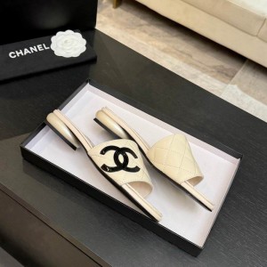 Chanel slippers Pearl heel 36-41 Shoes