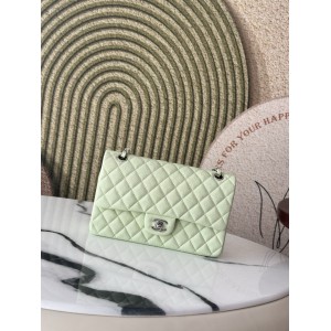 Chanel classic flap bag medium size 25x16x7cm REAL GRAINED LEATHER 100% Bags