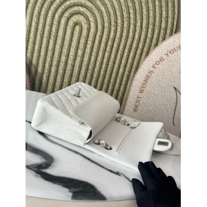 Chanel classic flap bag medium size 25x16x7cm REAL GRAINED LEATHER 100% Bags