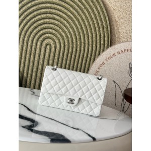 Chanel classic flap bag medium size 25x16x7cm REAL GRAINED LEATHER 100% Bags