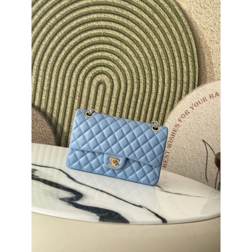 Chanel classic flap bag medium size 25x16x7cm REAL LEATHER 100% Bags