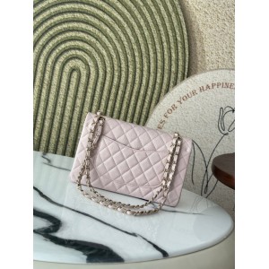 Chanel classic flap bag medium size 25x16x7cm REAL GRAINED LEATHER 100% Bags