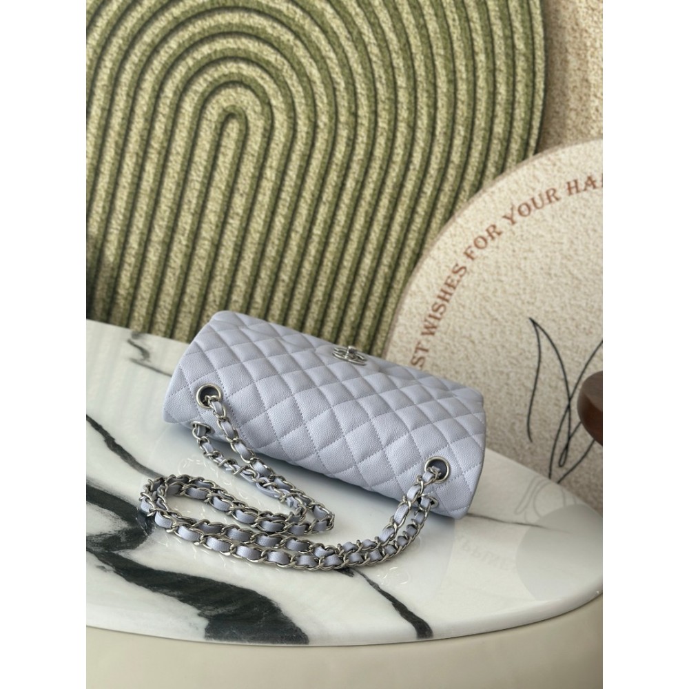 Chanel classic flap bag medium size 25x16x7cm REAL GRAINED LEATHER 100% Bags